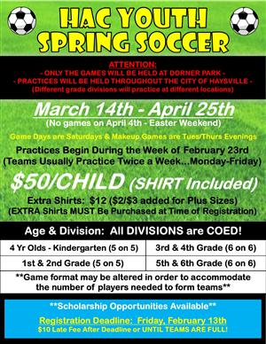 26 spring soccer