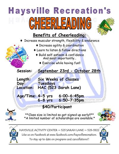 Cheerleading SeptOct