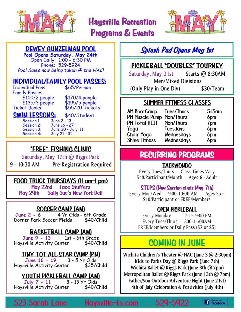 May Newsletter